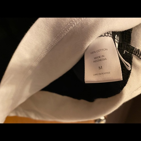 NY and Co Cotton Black/White Colorblock Dress Med - Picture 4 of 4